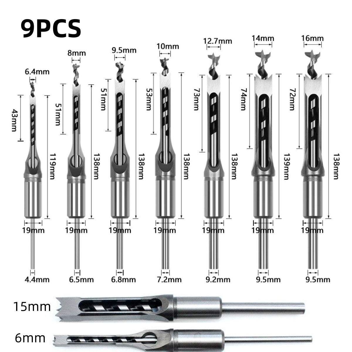 PRECIZO™ adapter and chisel set