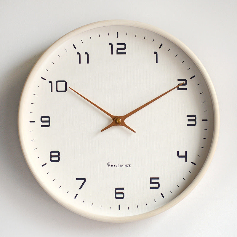 Minimalist Wooden Frame Wall Clock