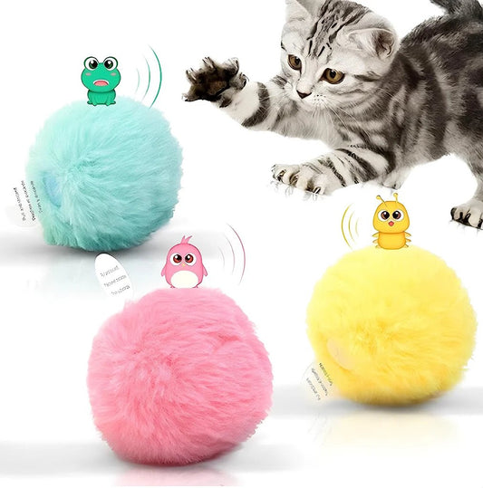 BouncyPaws™ | Smart Interactive Plush Cat Balls