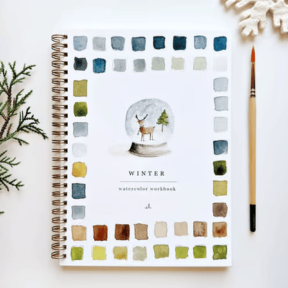 AquaBliss - Beginner Watercolor Learning Book