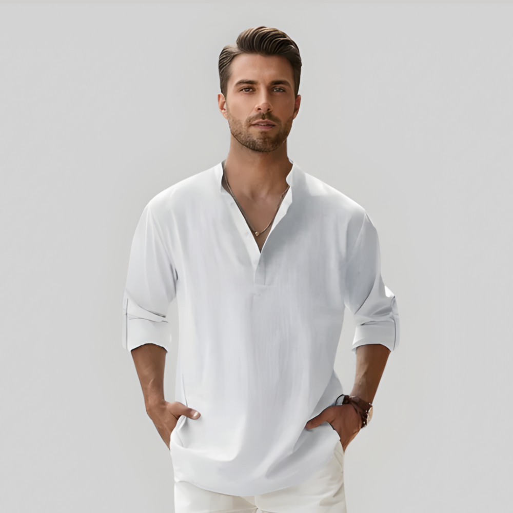 Men’s Relaxed Linen Summer Shirt | Breathable Casual Fit