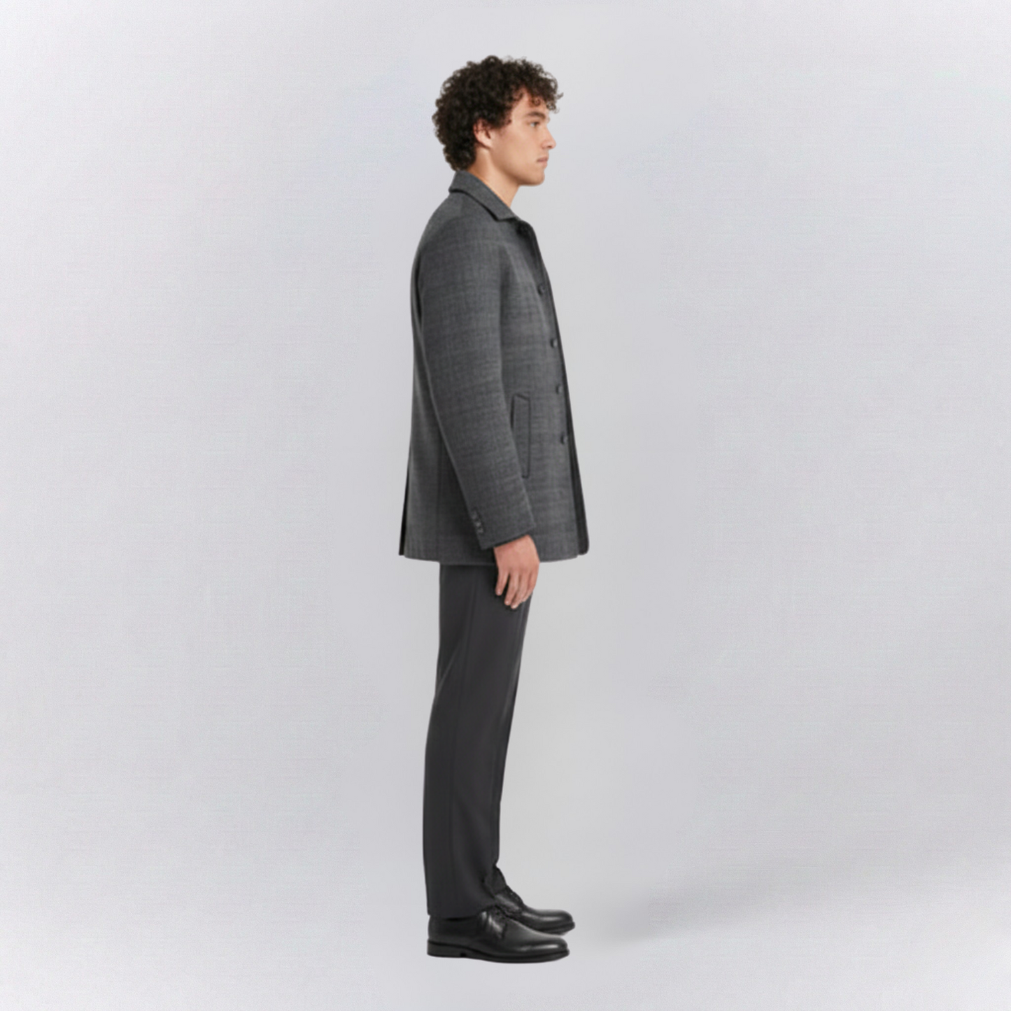 Wellsbury Plaid Over Coat