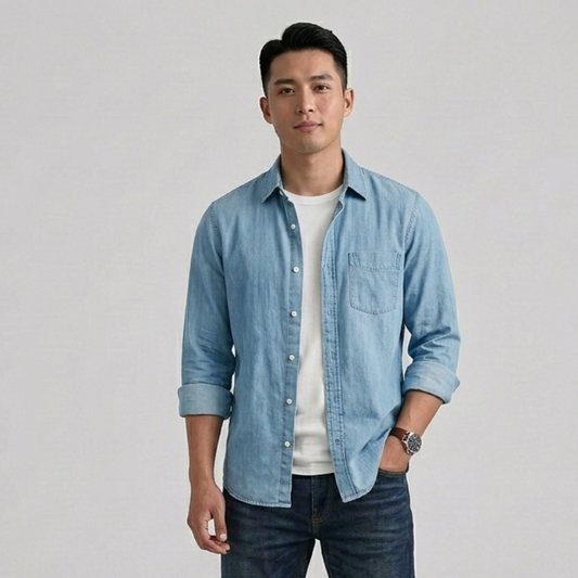 Lincoln Relaxed Button-Down Shirt with Chest Pockets