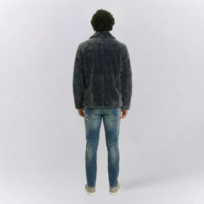 Theodore Regular Fit Jacket | Casual Collared Button Front Jacket