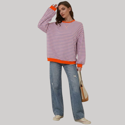 Colorful Striped Sweater | Women's Casual Knit