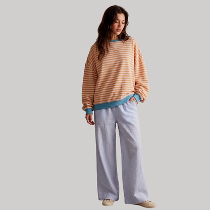 Colorful Striped Sweater | Women's Casual Knit