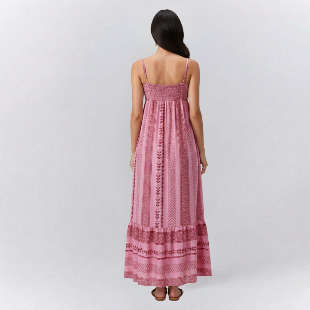 Marisol Maxi Pink Sundress