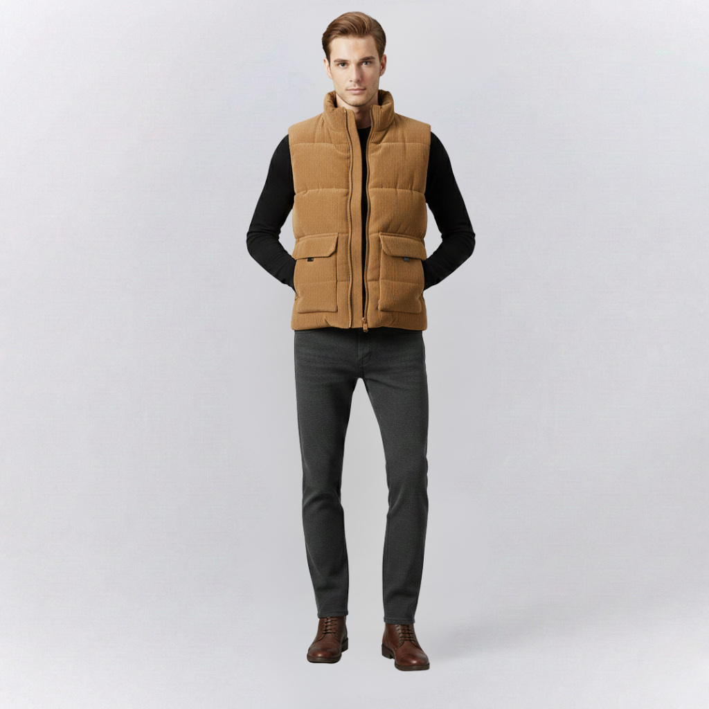 Corduroy Ribbed Vest