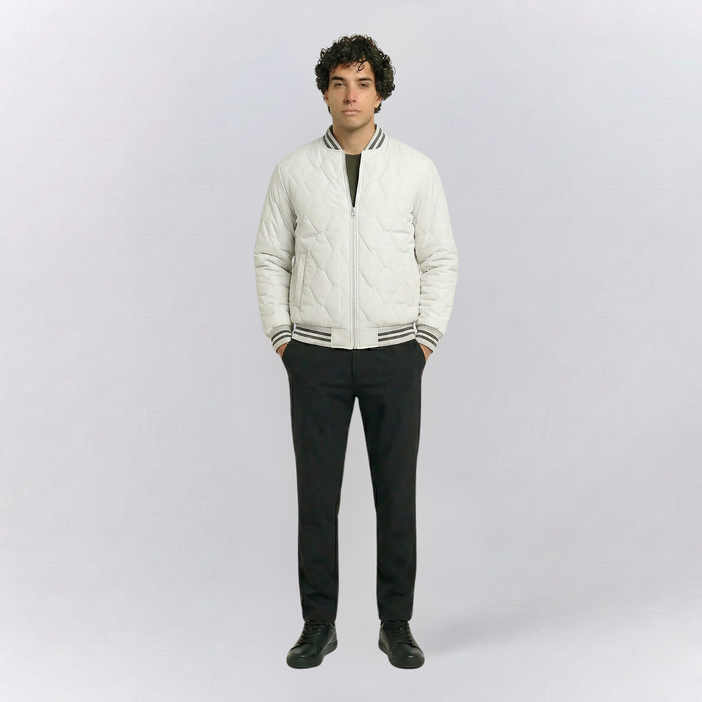 Quilted Varsity Multicolor Jacket