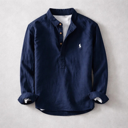 Osaka Henley Shirt | Casual Lightweight Cotton