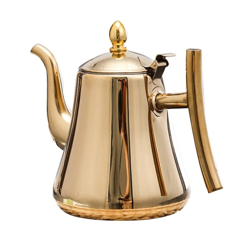 Modern Stainless Steel Teapot with Infuser