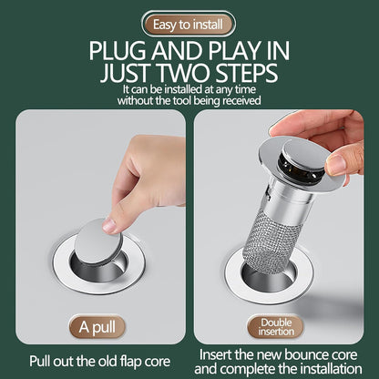 Filter – Keep your sink clear with no plumber needed!