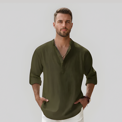 Men’s Relaxed Linen Summer Shirt | Breathable Casual Fit