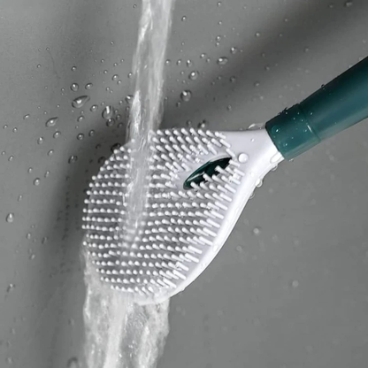 Flexible toilet brush for precise and easy cleaning