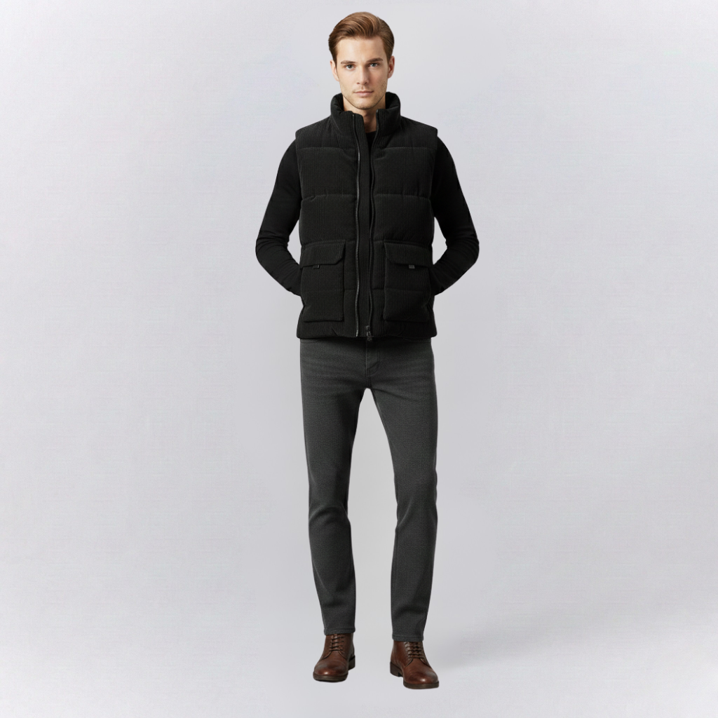 Corduroy Ribbed Vest