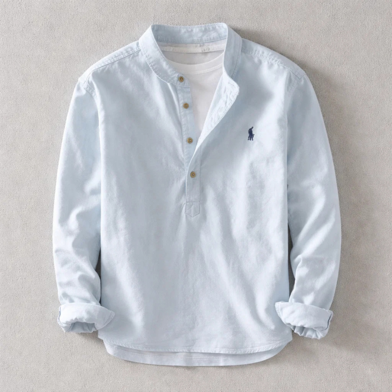 Osaka Henley Shirt | Casual Lightweight Cotton