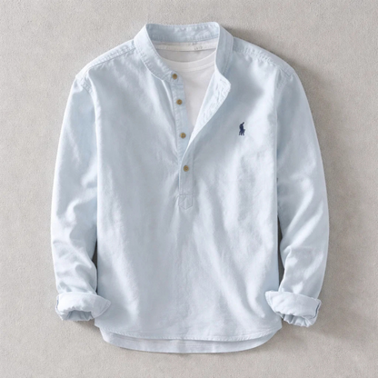 Osaka Henley Shirt | Casual Lightweight Cotton