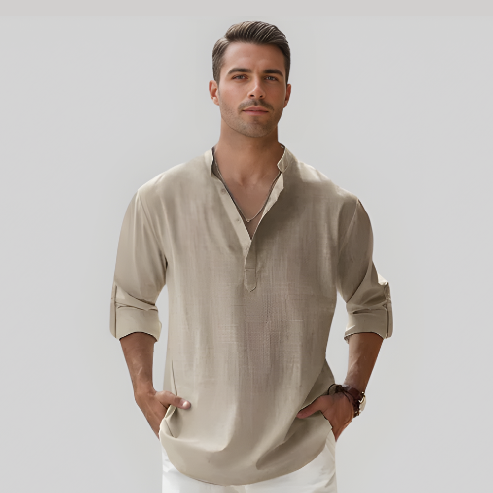 Men’s Relaxed Linen Summer Shirt | Breathable Casual Fit