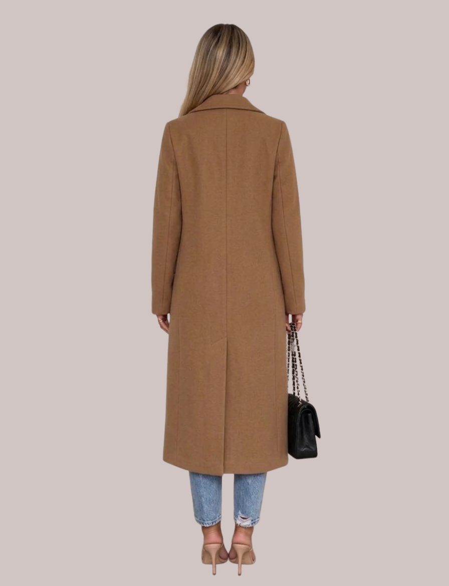 Addison Classic Trench Coat | Belted Long Sleeve Coat