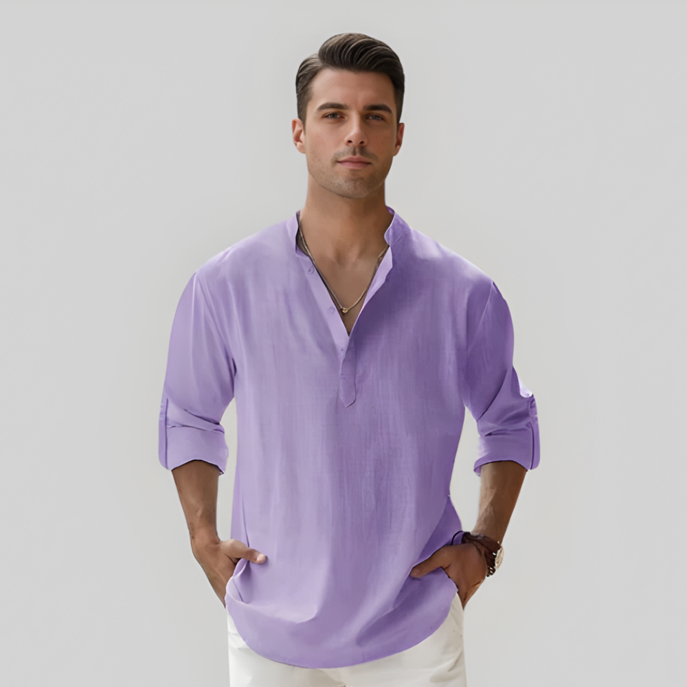 Men’s Relaxed Linen Summer Shirt | Breathable Casual Fit
