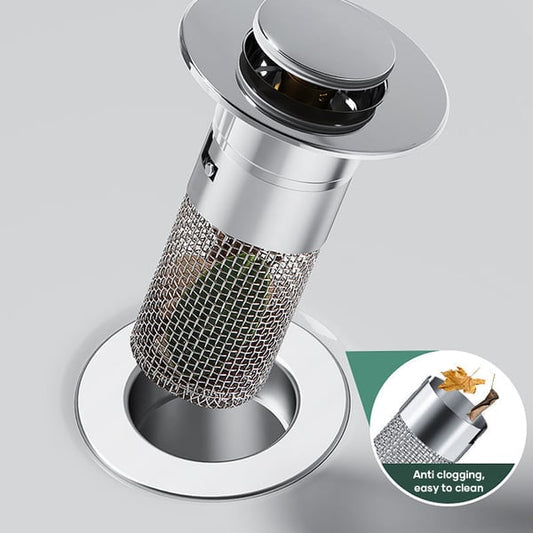 Filter – Keep your sink clear with no plumber needed!
