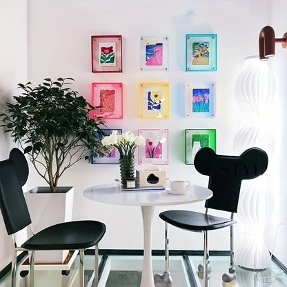 Minimalist Acrylic Photo Frame With Wall-Mounted Design