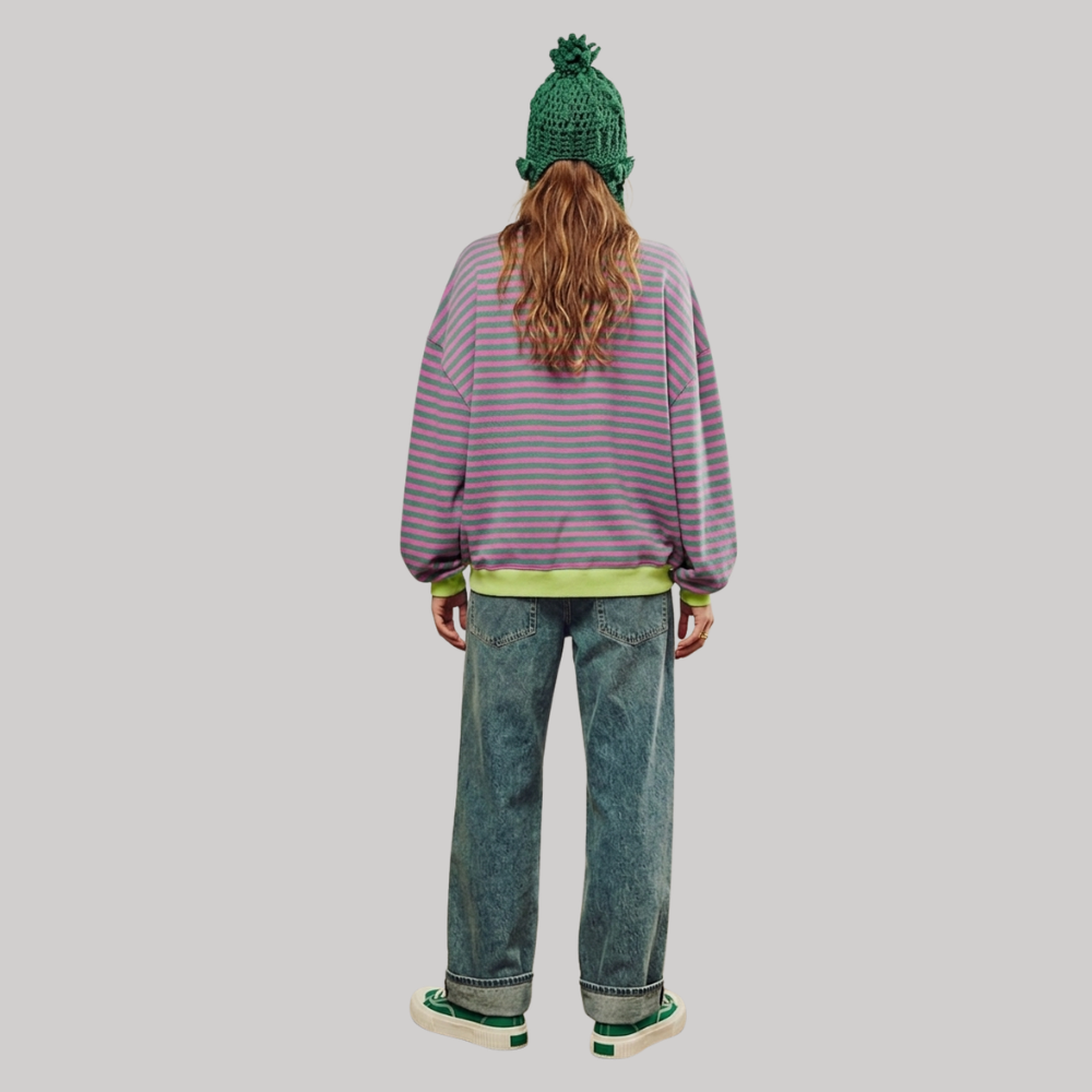 Colorful Striped Sweater | Women's Casual Knit