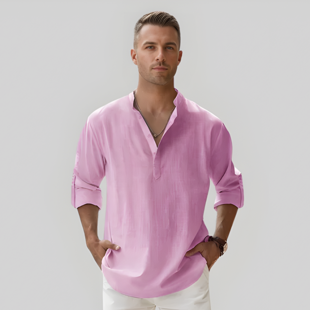 Men’s Relaxed Linen Summer Shirt | Breathable Casual Fit