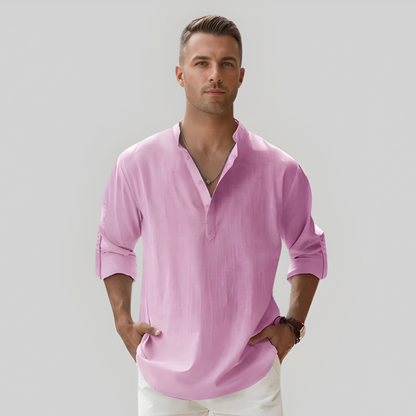 Men’s Relaxed Linen Summer Shirt | Breathable Casual Fit