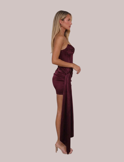 Brooklyn Mini Dress | Sleeveless Satin Women