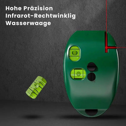 90° laser level for exact angles on walls and floors