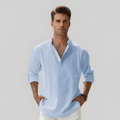 Men’s Relaxed Linen Summer Shirt | Breathable Casual Fit
