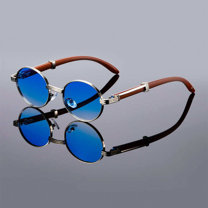 Lorenzo Oval Vintage Sunglasses