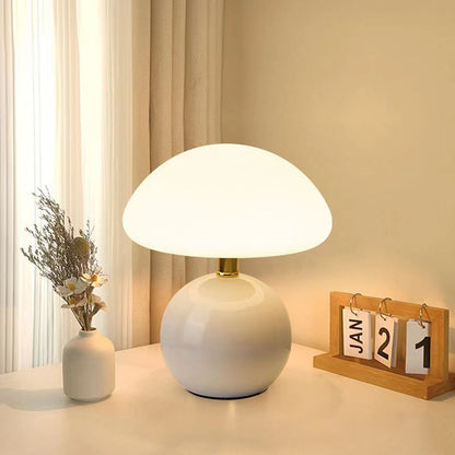 Modern Mushroom Ceramic Table Lamp