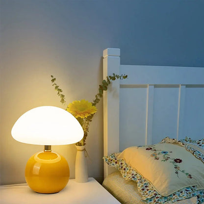 Modern Mushroom Ceramic Table Lamp