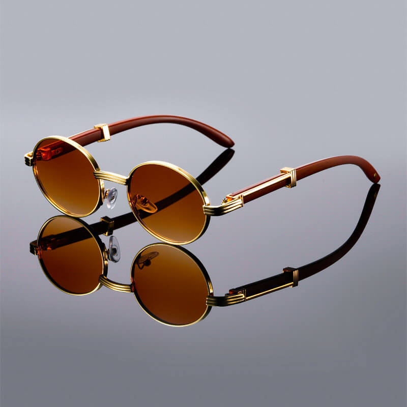 Lorenzo Oval Vintage Sunglasses