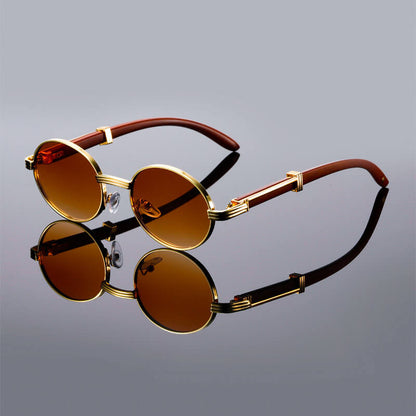 Lorenzo Oval Vintage Sunglasses