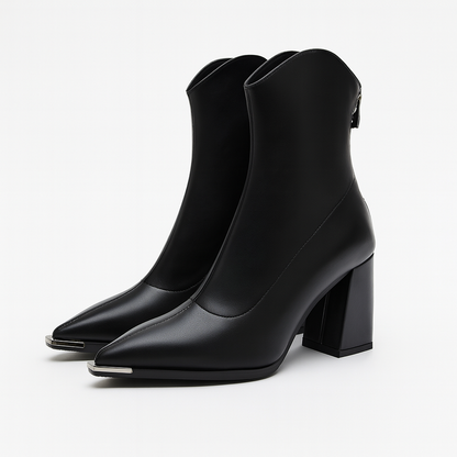Chrome Tip Chelsea Leather Boot