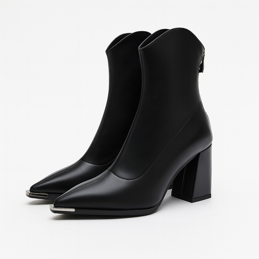 Chrome Tip Chelsea Leather Boot