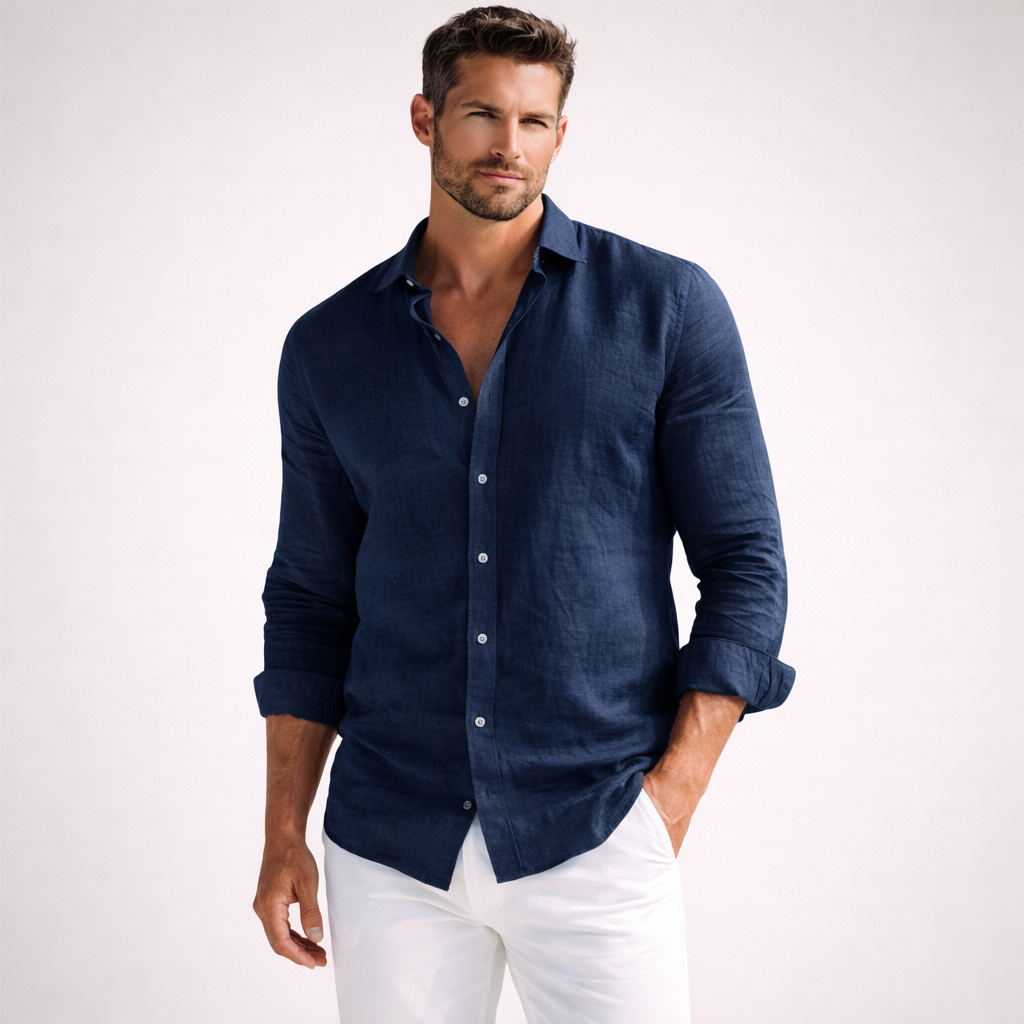 Casual Linen Men’s Shirt | Everyday Comfort Tee