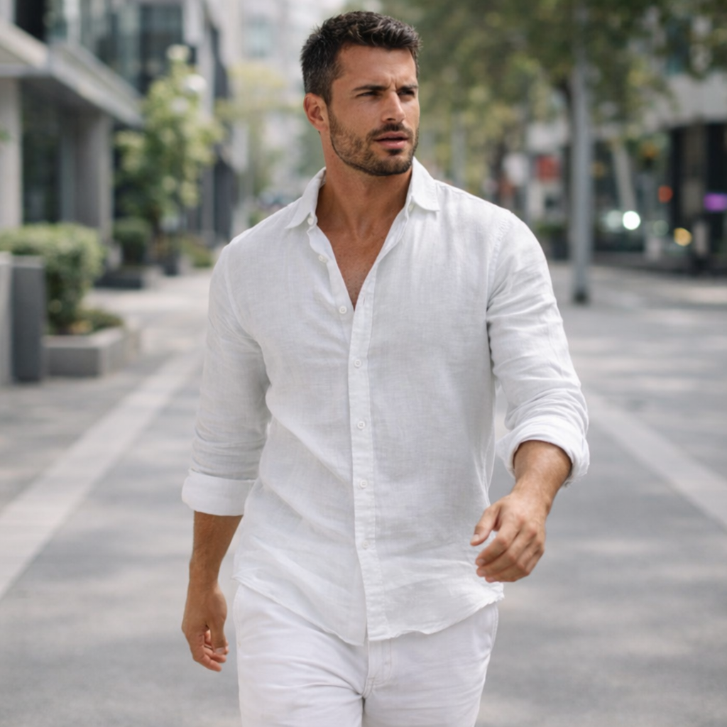 Casual Linen Men’s Shirt | Everyday Comfort Tee