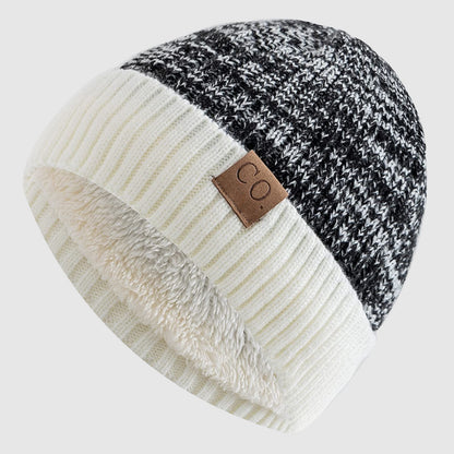 Leo Snug Fit Beanie | Marled Ribbed Lined Beanie