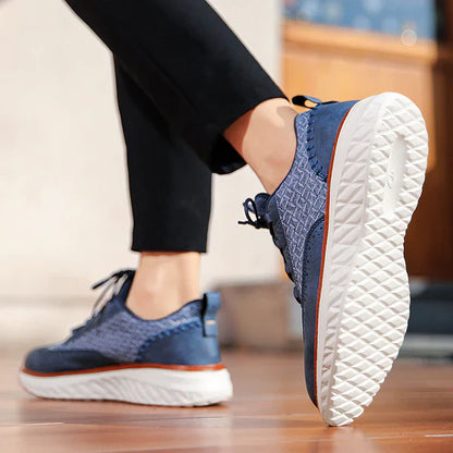 Oxford Ridge Leather Sneakers | Premium Casual Shoes