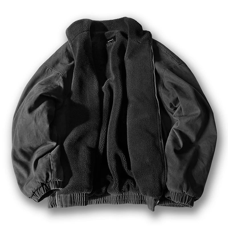Leo Oversized Bomber Jacket | Funnel Neck Padded Bomber Jacket