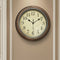 Traditional Bronze Frame Wall Clock With Quartz Movement