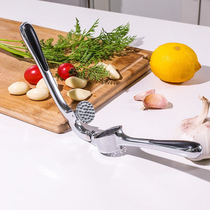 Stainless Steel Ergonomic Garlic Press