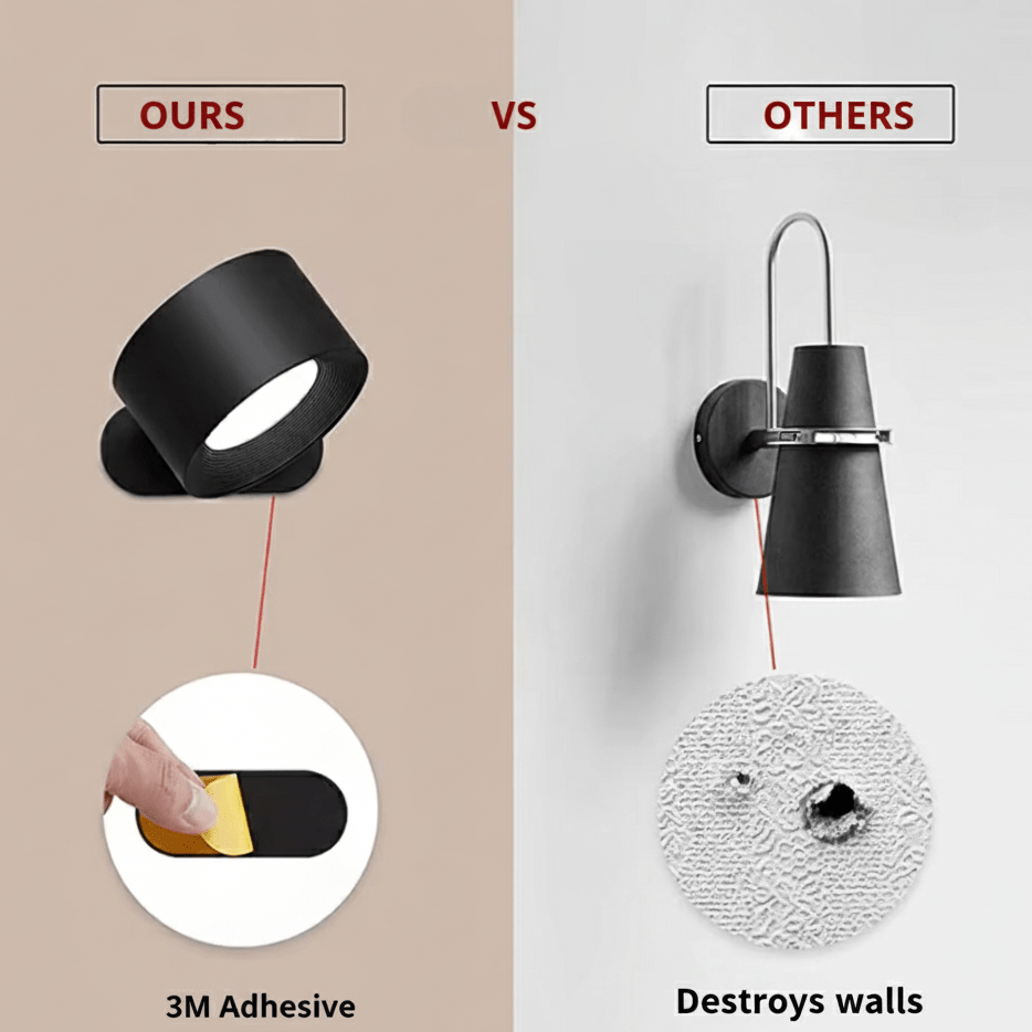 Scandinavian Wall Lamp With Natural Wood Finish