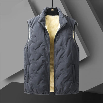 Theodore Thick Winter Vest | Insulated Windproof Cold-Weather Outerwear