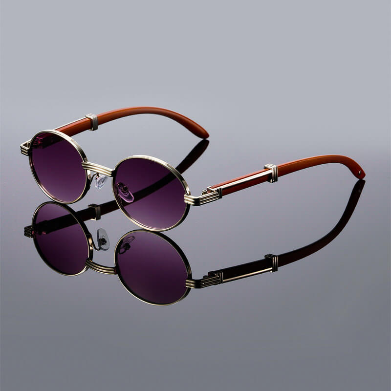 Lorenzo Oval Vintage Sunglasses