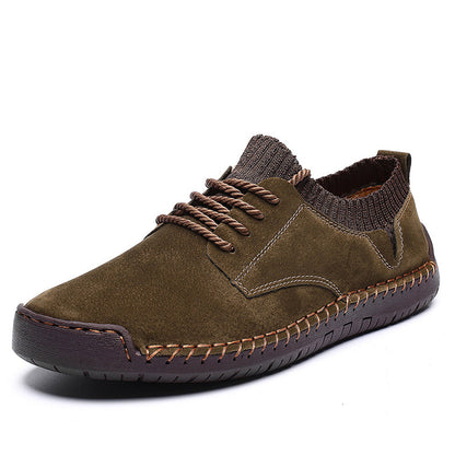 Oliver Comfort Fit Low-Top Moc-Toe Shoes | Lace-Up Solid Moc-Toe Shoes